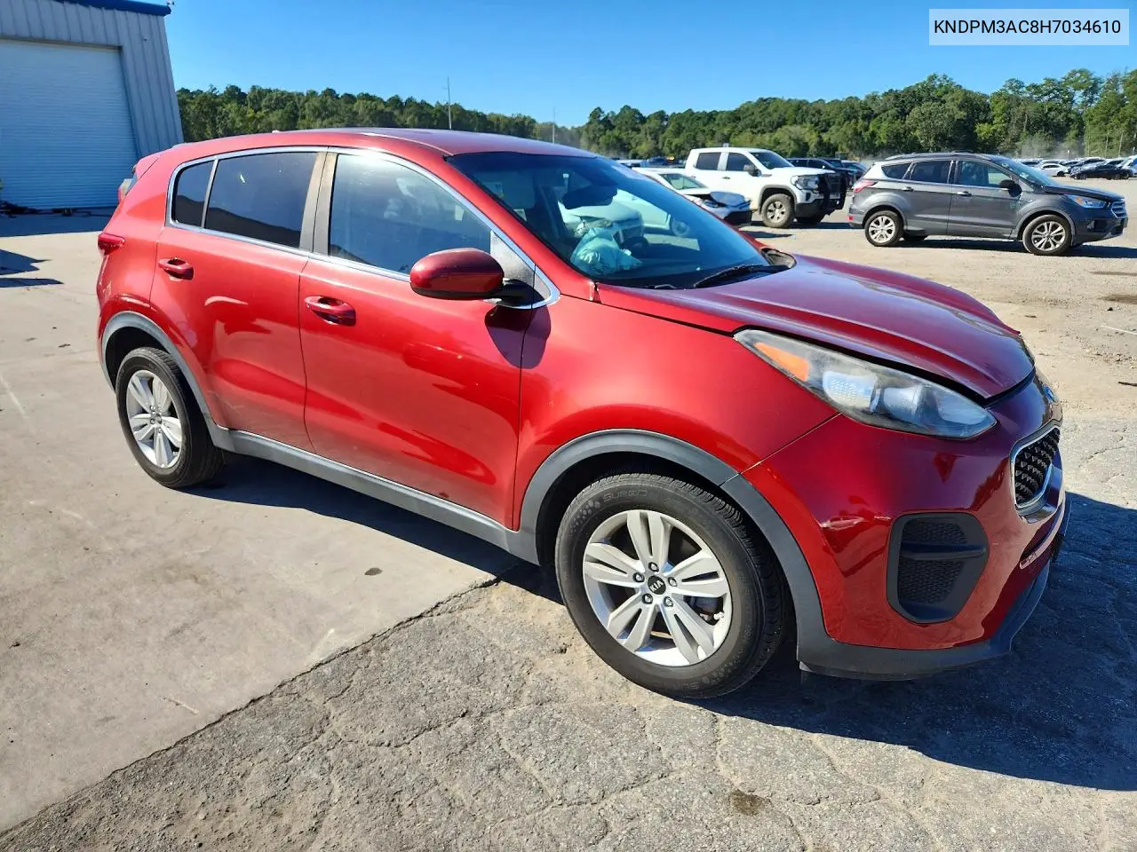 2017 KIA SPORTAGE VIN KNDPM3AC8H7034610 — фото 4
