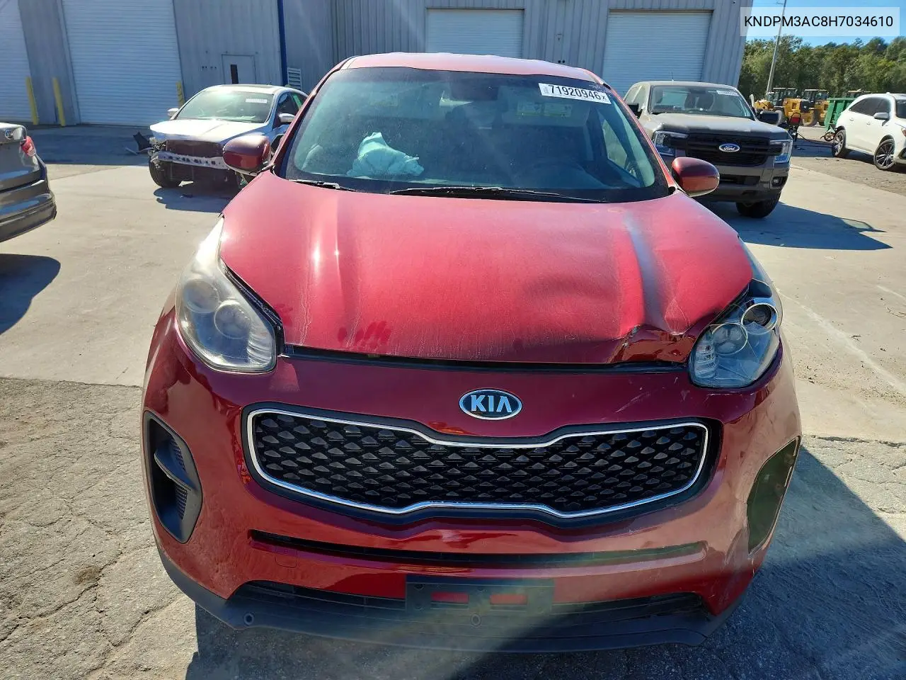 2017 KIA SPORTAGE VIN KNDPM3AC8H7034610 — фото 5