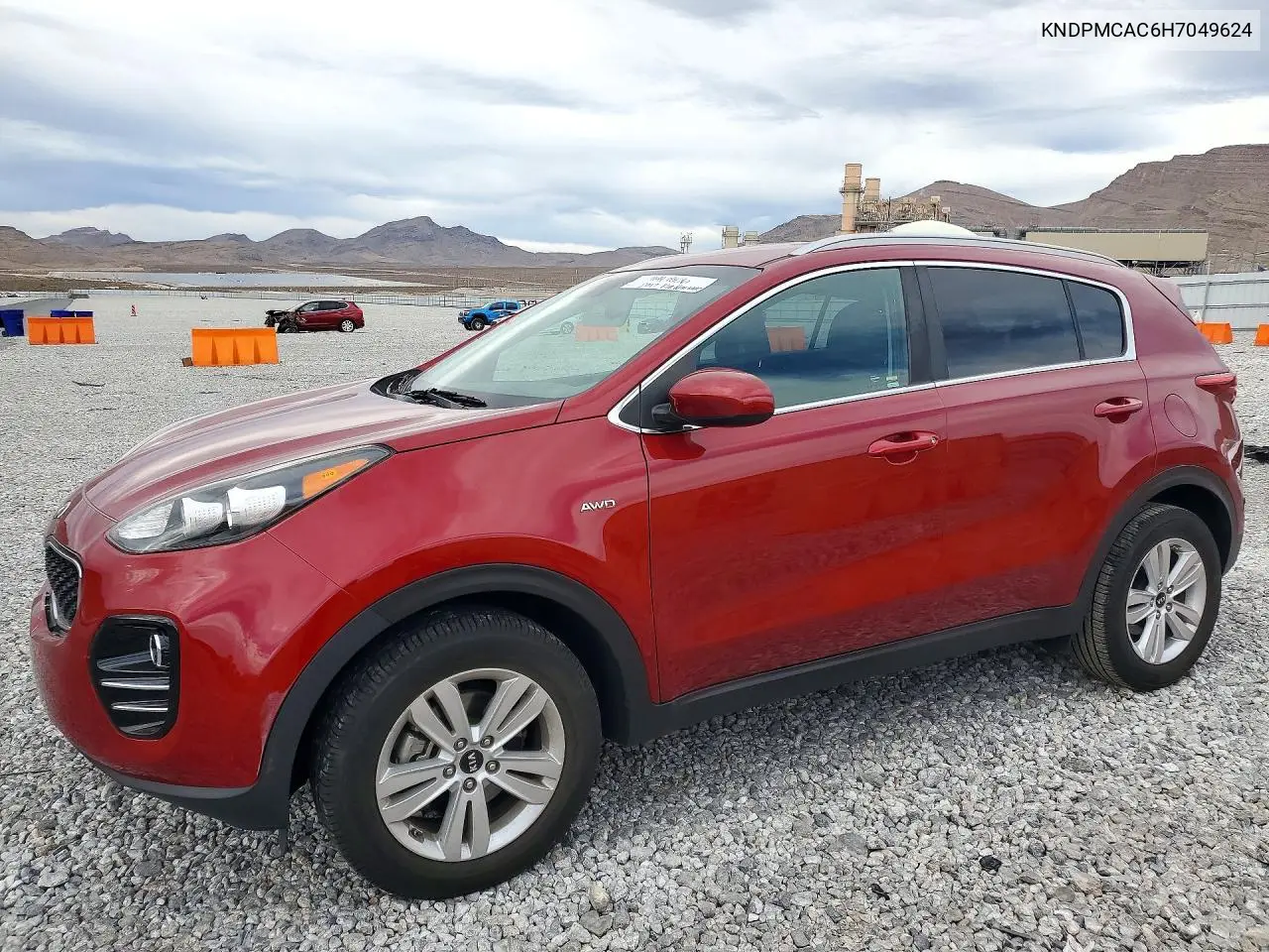 KIA SPORTAGE 2017, VIN KNDPMCAC6H7049624