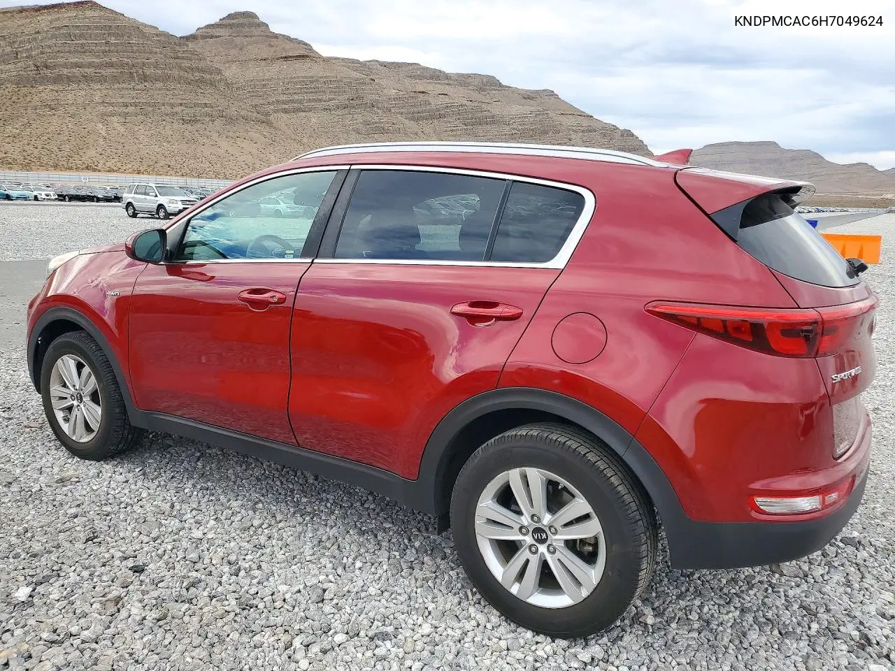 2017 KIA SPORTAGE VIN KNDPMCAC6H7049624 — фото 2