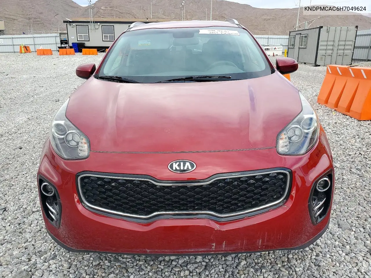 2017 KIA SPORTAGE VIN KNDPMCAC6H7049624 — фото 5