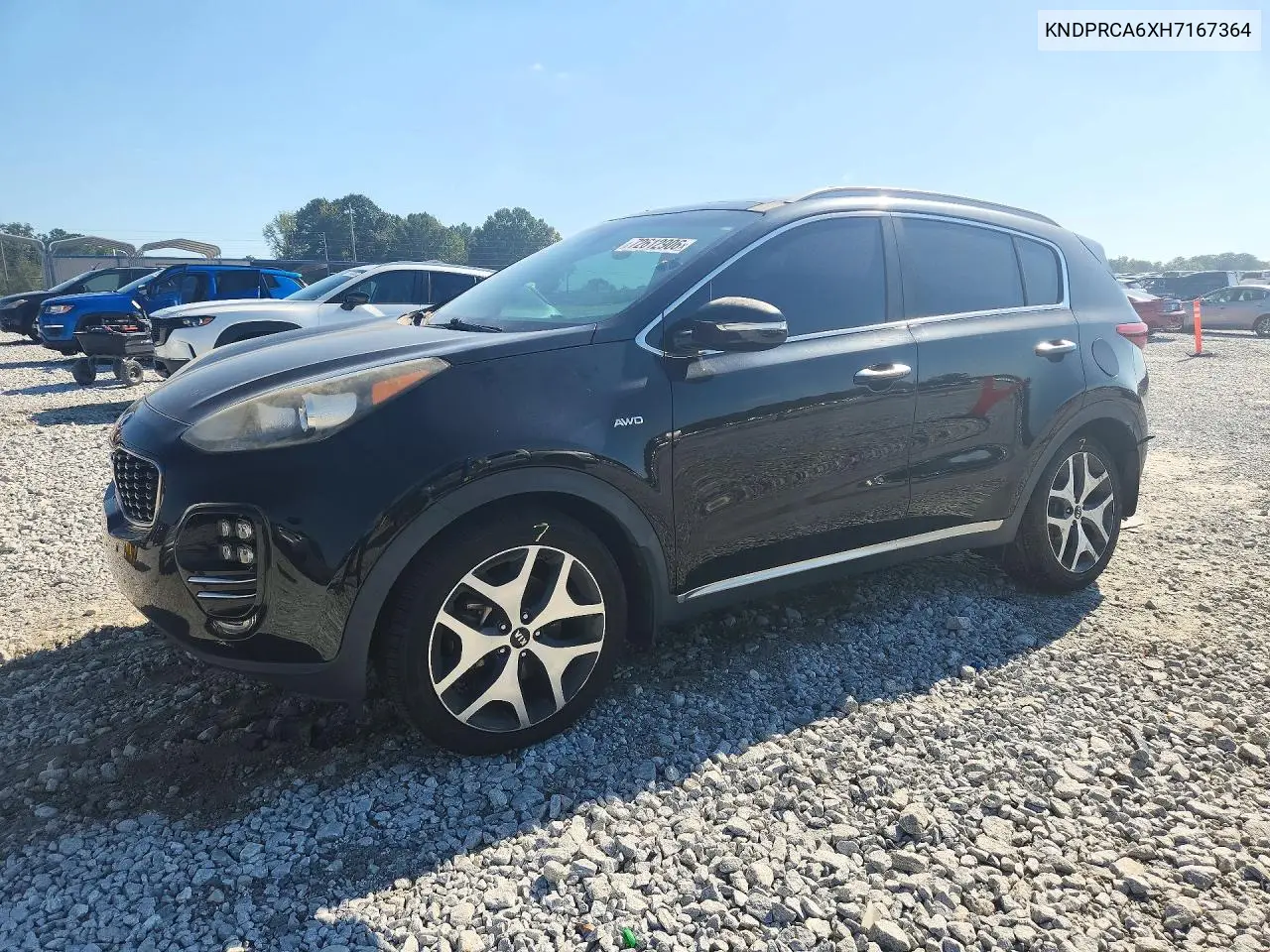 KIA SPORTAGE 2017, VIN KNDPRCA6XH7167364