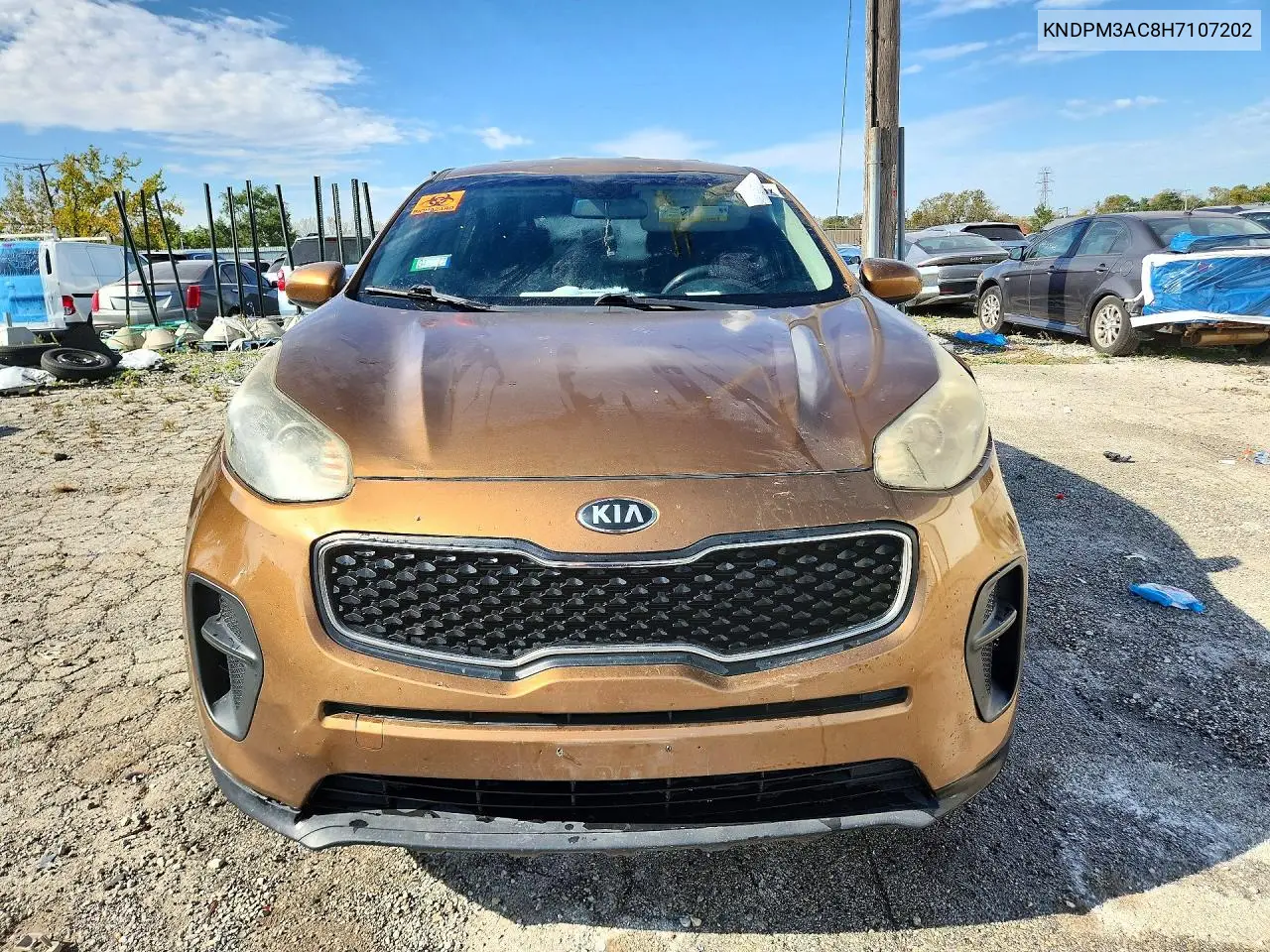 2017 KIA SPORTAGE VIN KNDPM3AC8H7107202 — фото 5
