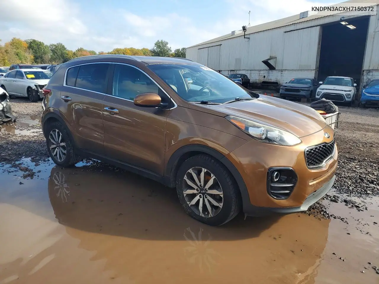 2017 KIA SPORTAGE VIN KNDPN3ACXH7150372 — фото 4
