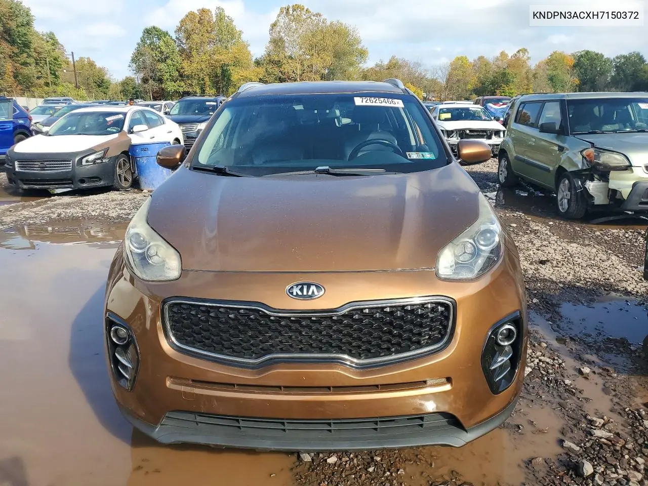 2017 KIA SPORTAGE VIN KNDPN3ACXH7150372 — фото 5