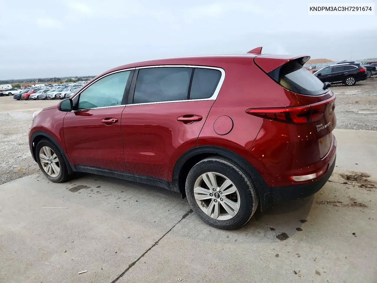 2017 KIA SPORTAGE VIN KNDPM3AC3H7291674 — фото 2