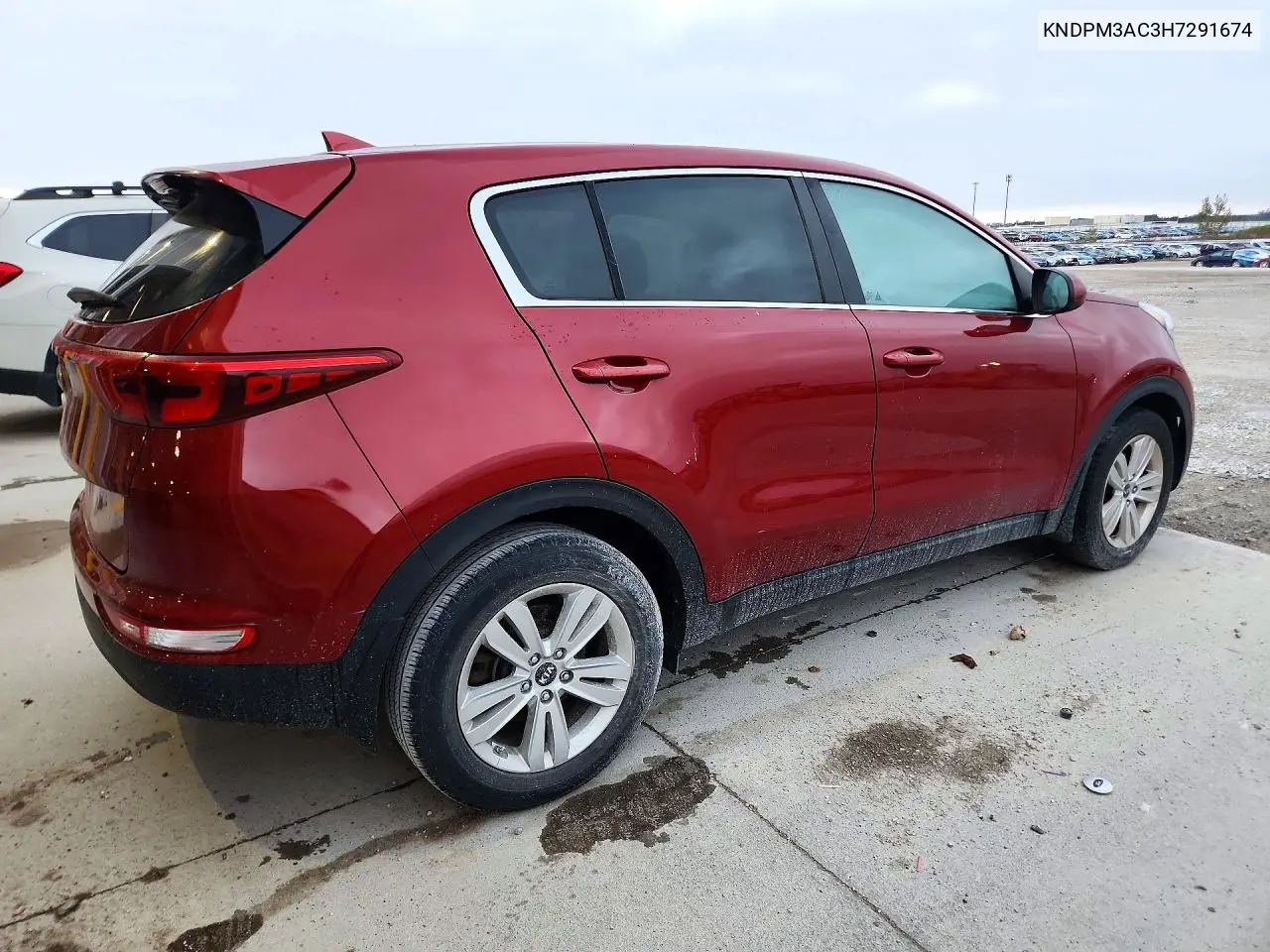 2017 KIA SPORTAGE VIN KNDPM3AC3H7291674 — фото 3