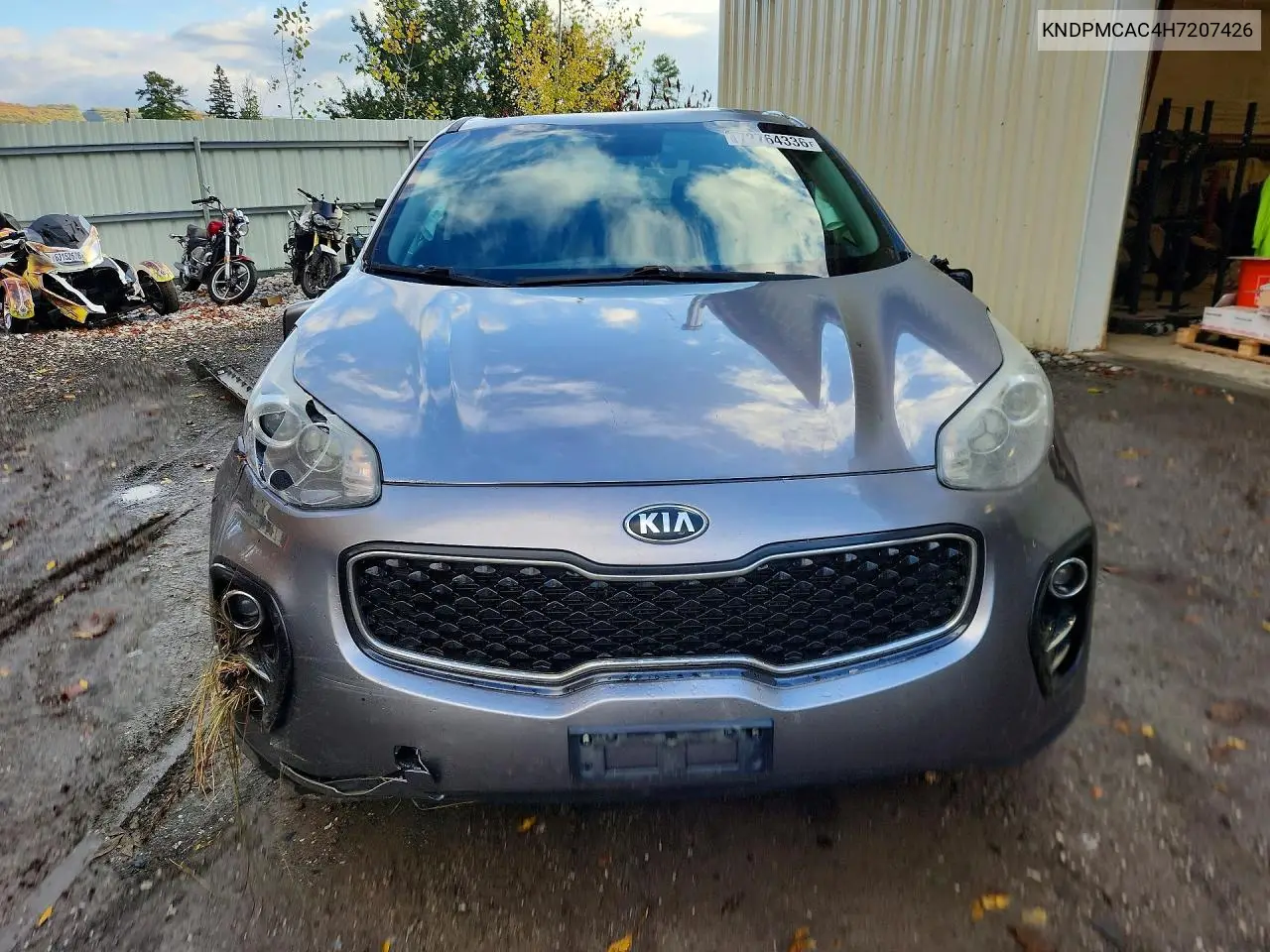 2017 KIA SPORTAGE VIN KNDPMCAC4H7207426 — фото 5