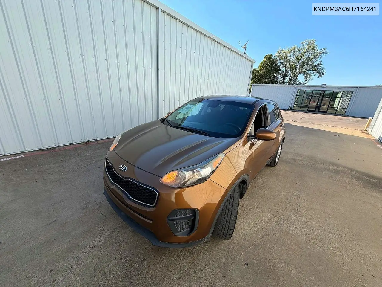 2017 KIA SPORTAGE VIN KNDPM3AC6H7164241 — фото 2