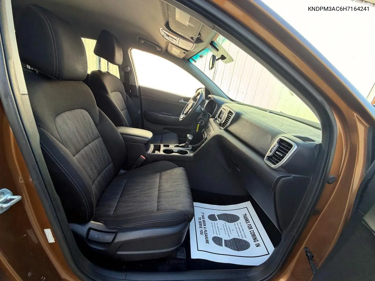 2017 KIA SPORTAGE VIN KNDPM3AC6H7164241 — фото 5