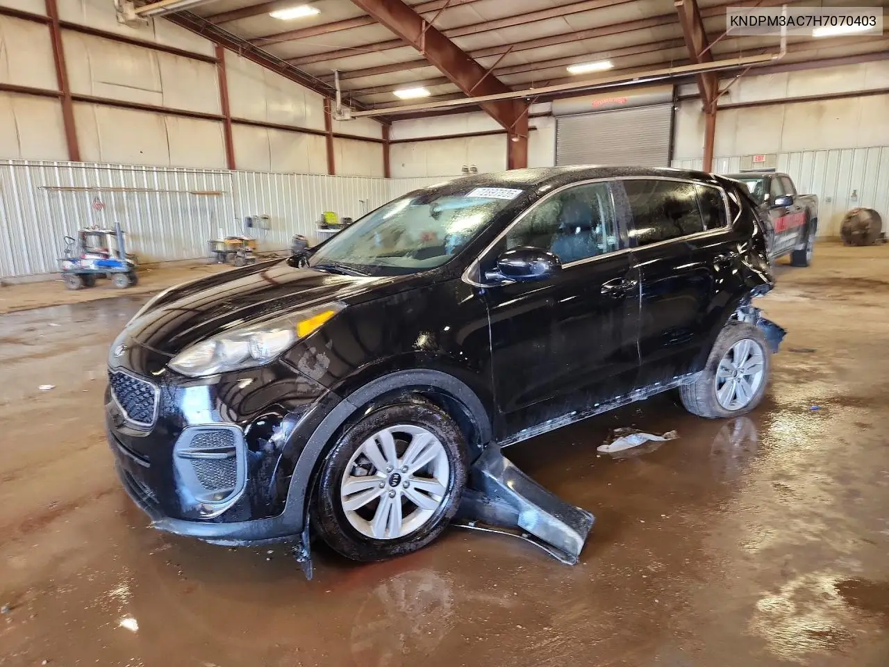 KIA SPORTAGE 2017, VIN KNDPM3AC7H7070403