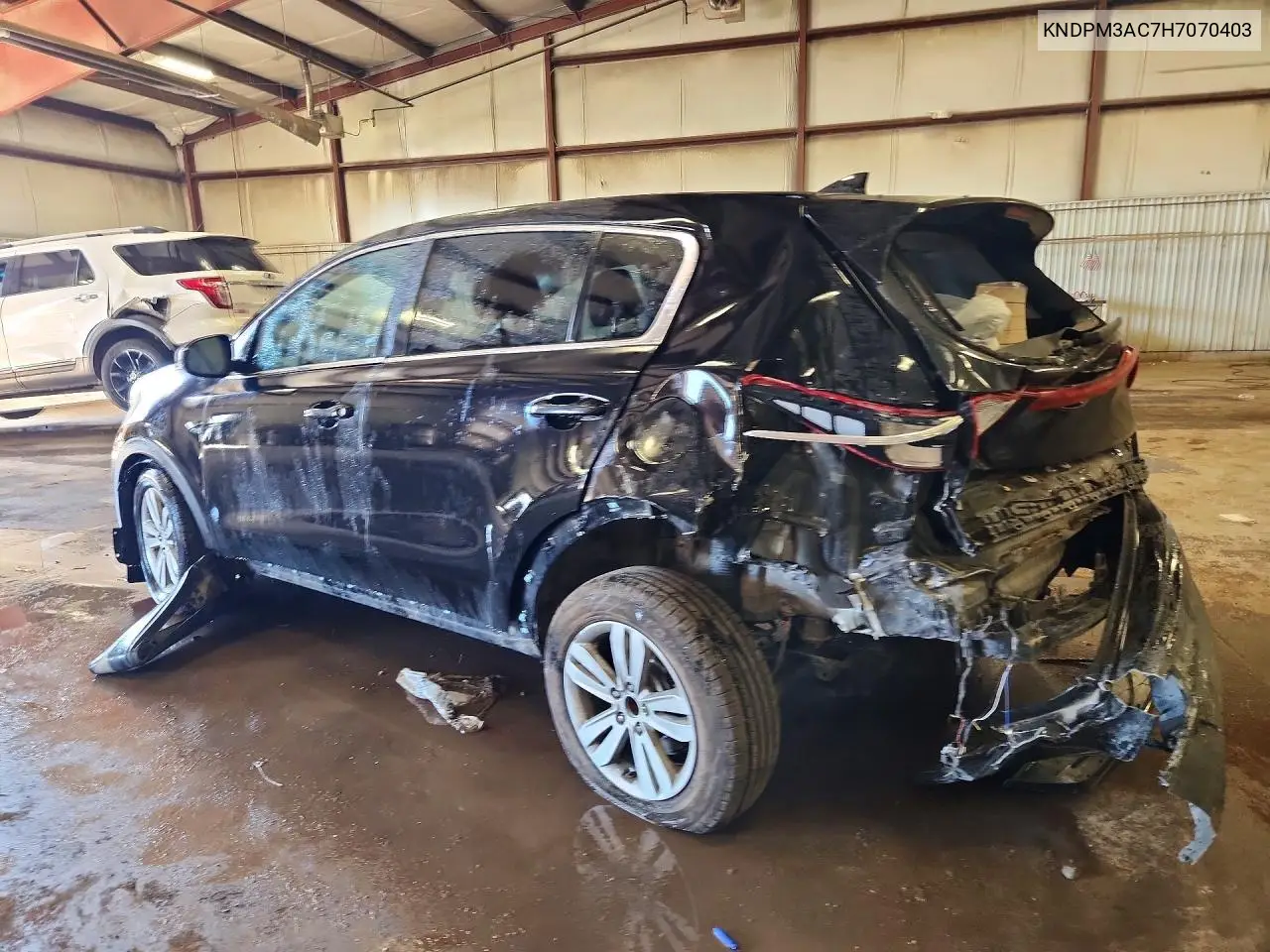 2017 KIA SPORTAGE VIN KNDPM3AC7H7070403 — фото 2