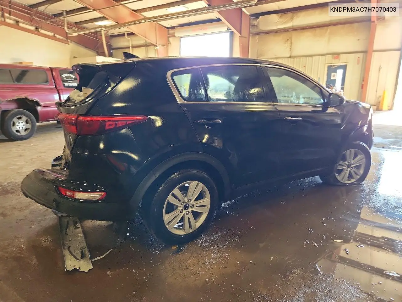 2017 KIA SPORTAGE VIN KNDPM3AC7H7070403 — фото 3