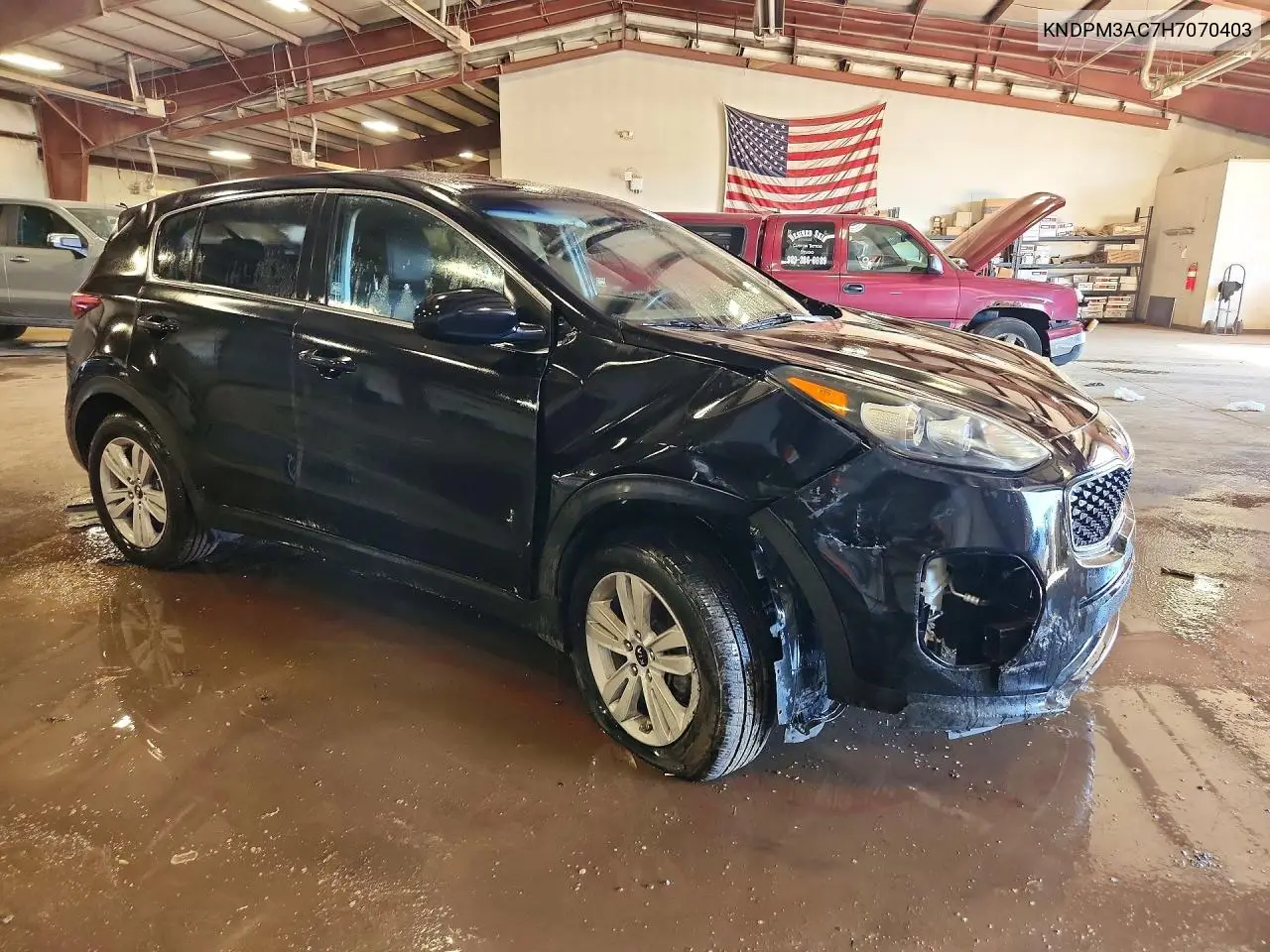 2017 KIA SPORTAGE VIN KNDPM3AC7H7070403 — фото 4