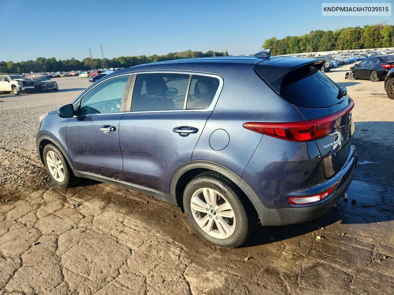 2017 KIA SPORTAGE VIN KNDPM3AC6H7039515 — фото 2