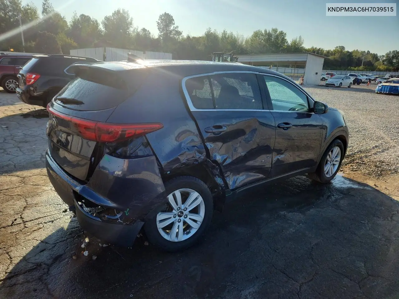 2017 KIA SPORTAGE VIN KNDPM3AC6H7039515 — фото 3