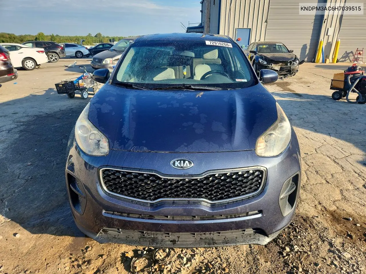 2017 KIA SPORTAGE VIN KNDPM3AC6H7039515 — фото 5