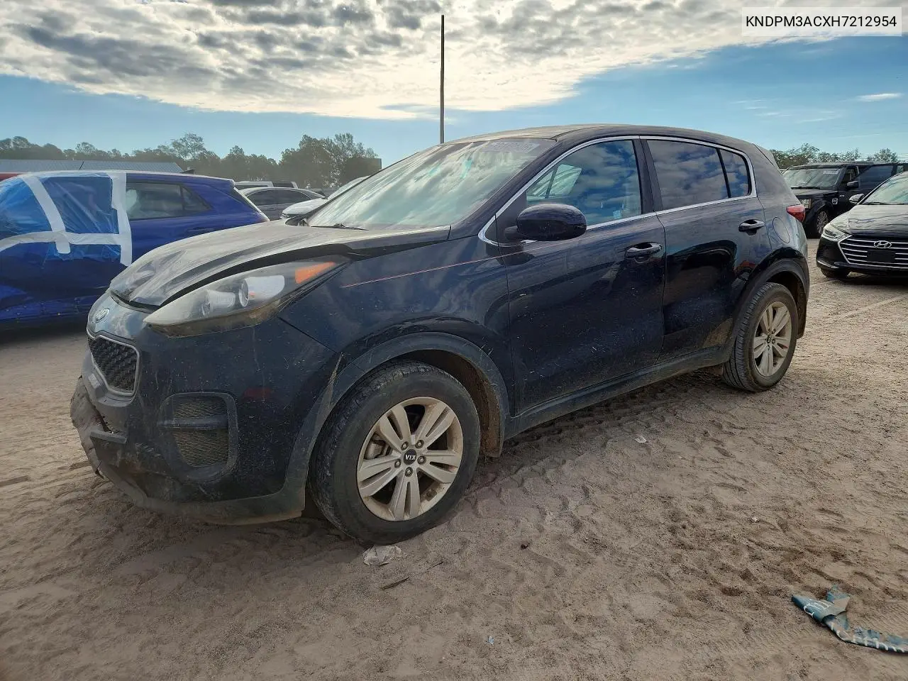 KIA SPORTAGE 2017, VIN KNDPM3ACXH7212954