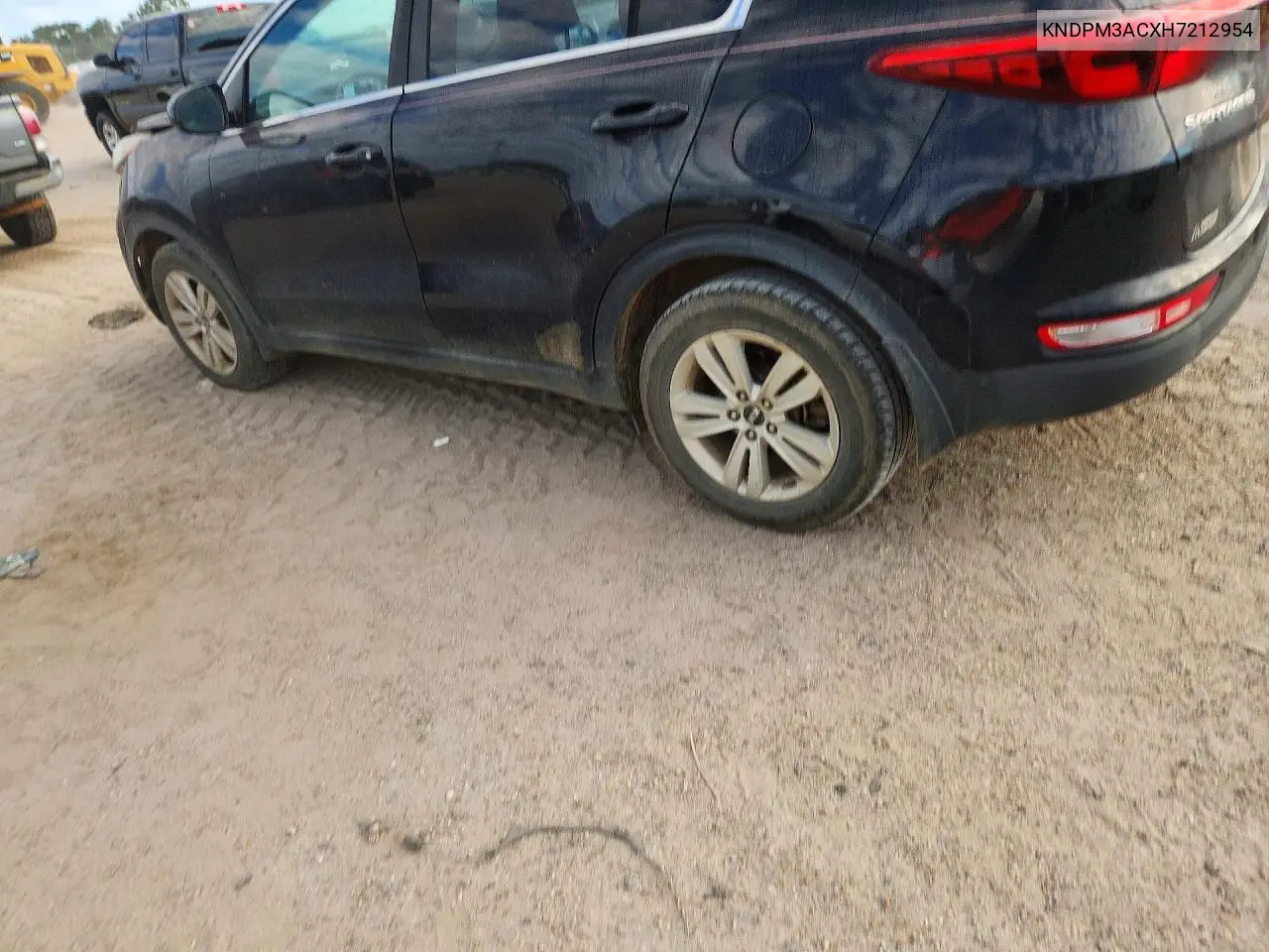 2017 KIA SPORTAGE VIN KNDPM3ACXH7212954 — фото 2