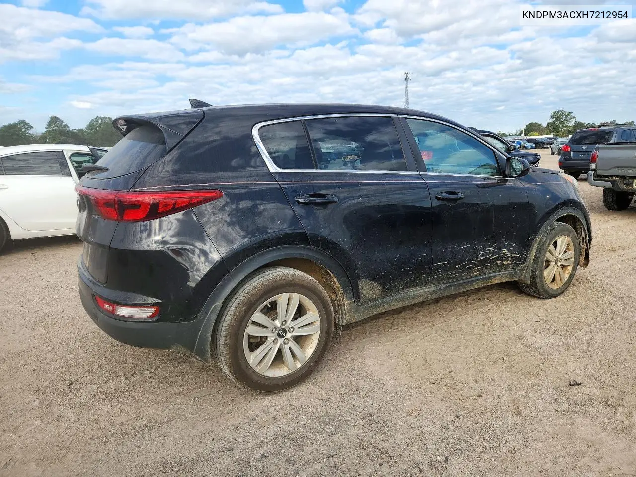 2017 KIA SPORTAGE VIN KNDPM3ACXH7212954 — фото 3