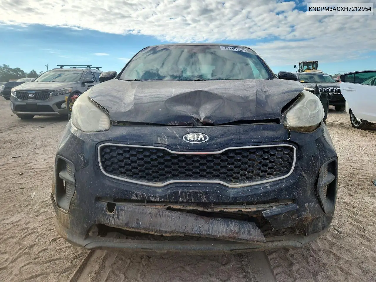 2017 KIA SPORTAGE VIN KNDPM3ACXH7212954 — фото 5