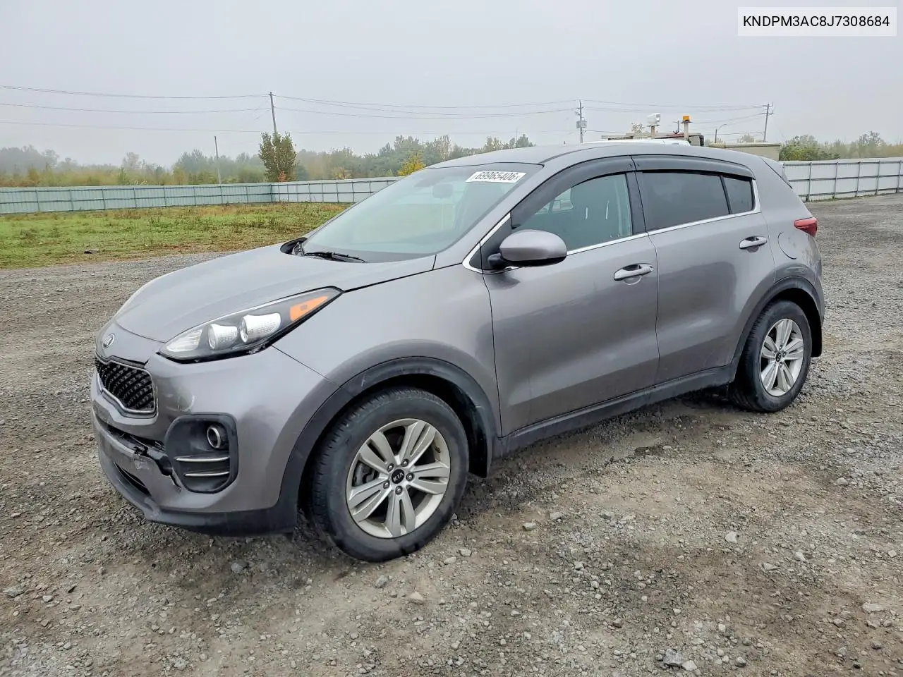 KIA SPORTAGE 2018, VIN KNDPM3AC8J7308684