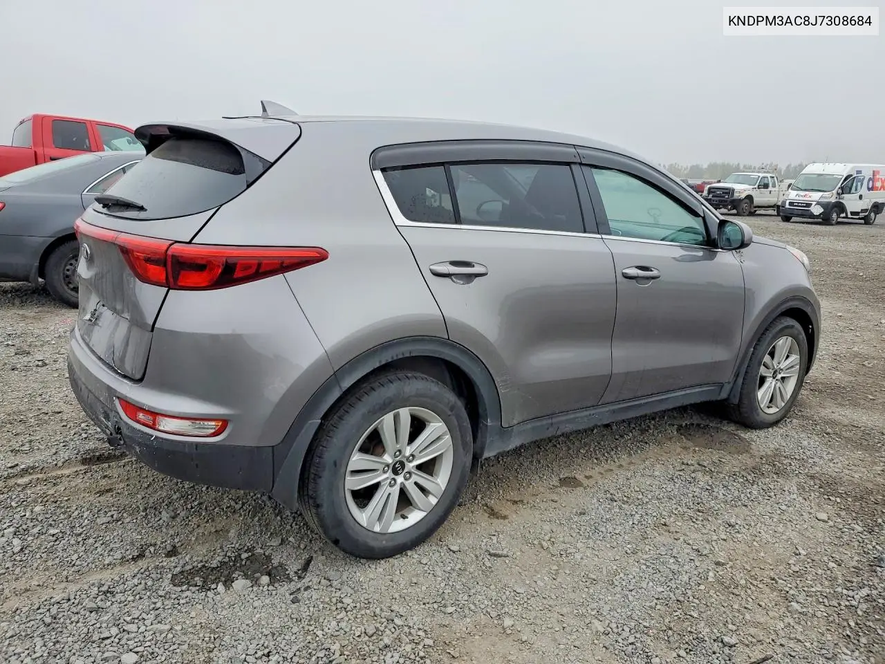 2018 KIA SPORTAGE VIN KNDPM3AC8J7308684 — фото 3