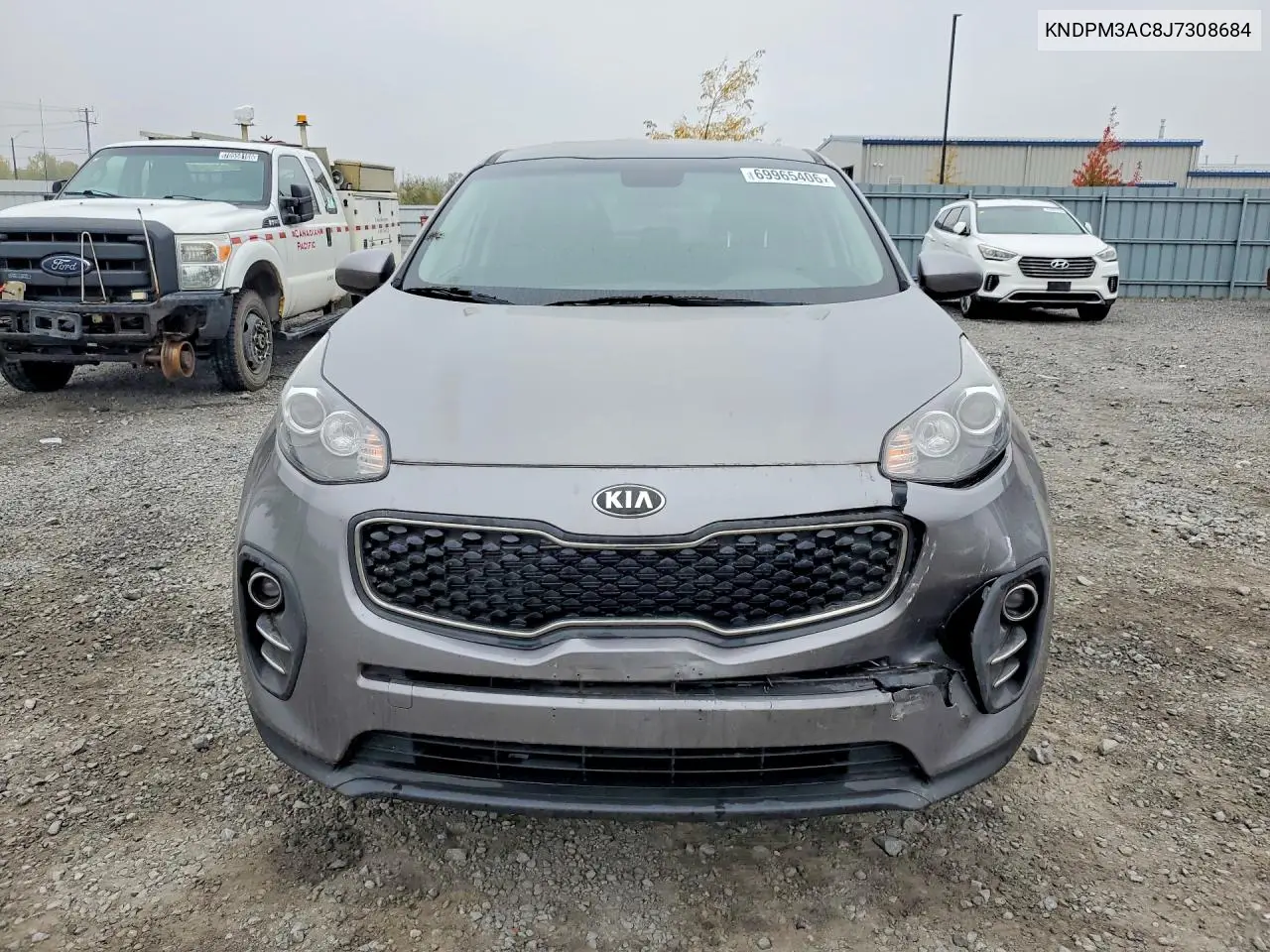 2018 KIA SPORTAGE VIN KNDPM3AC8J7308684 — фото 5
