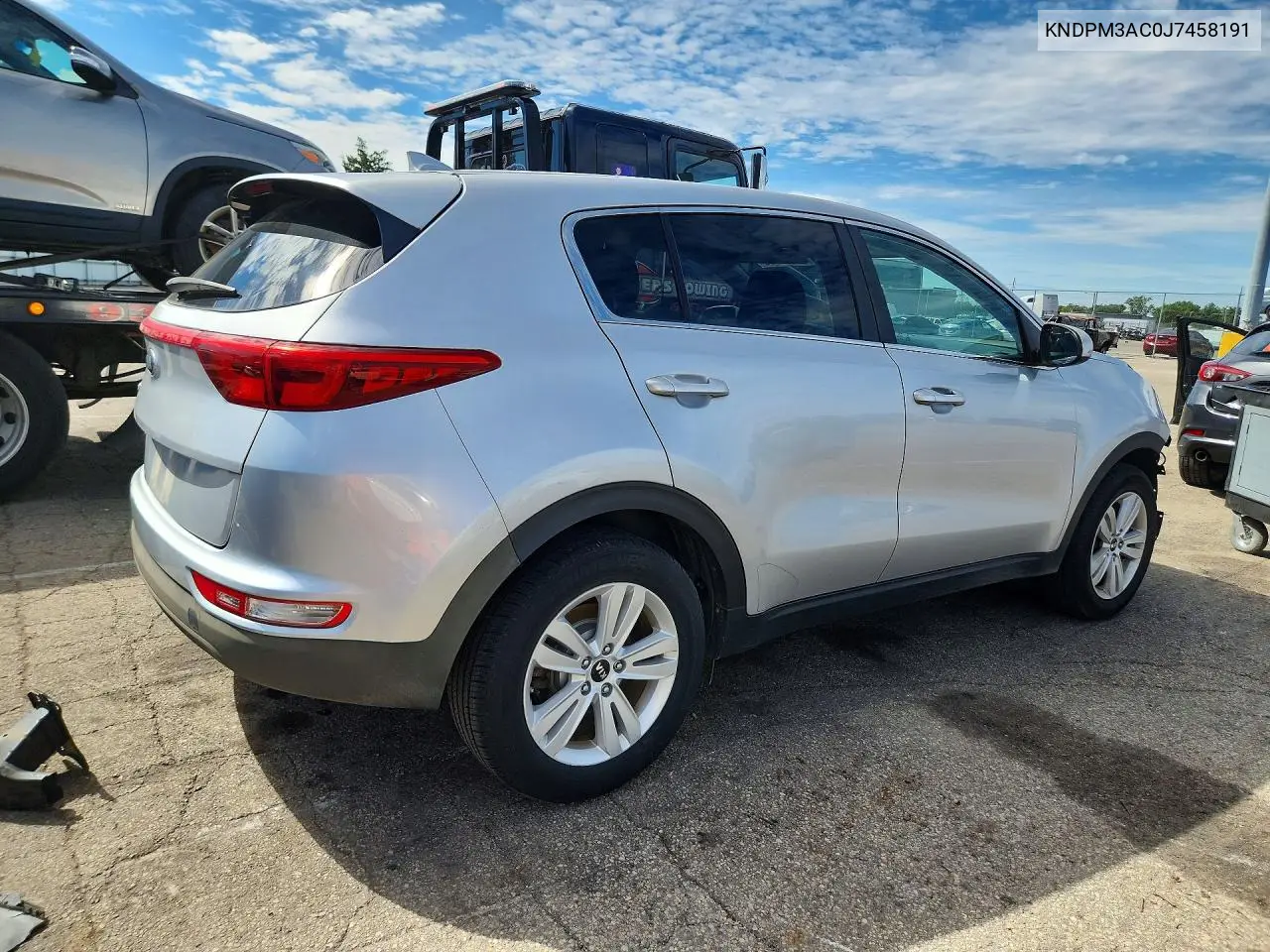 2018 KIA SPORTAGE VIN KNDPM3AC0J7458191 — фото 3