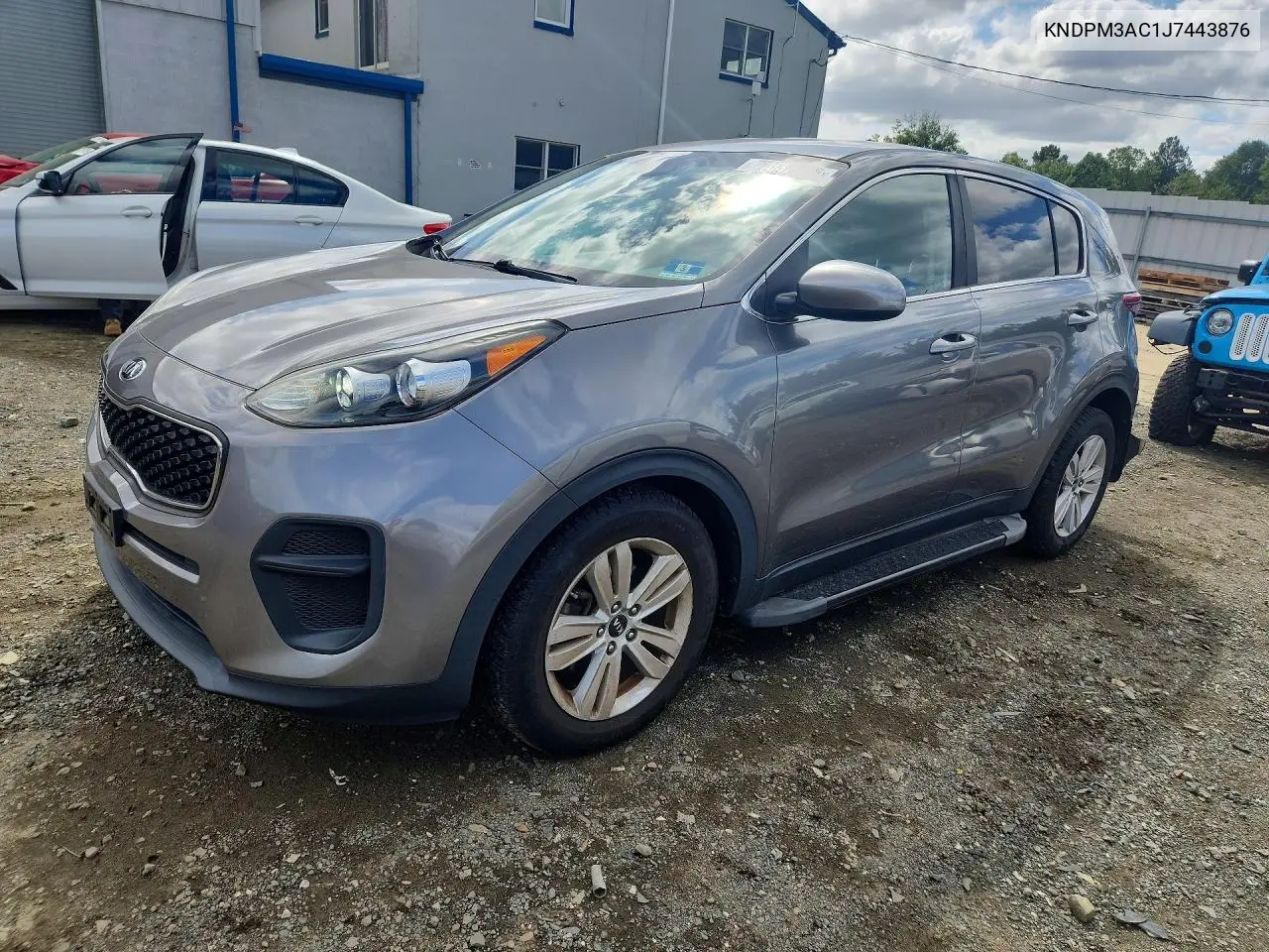 KIA SPORTAGE 2018, VIN KNDPM3AC1J7443876
