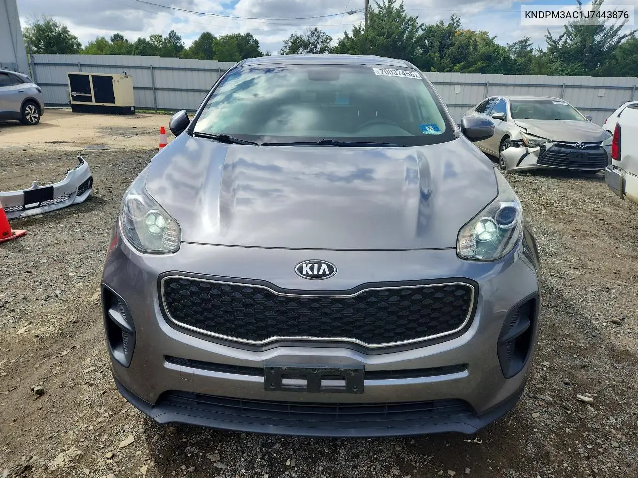 2018 KIA SPORTAGE VIN KNDPM3AC1J7443876 — фото 5