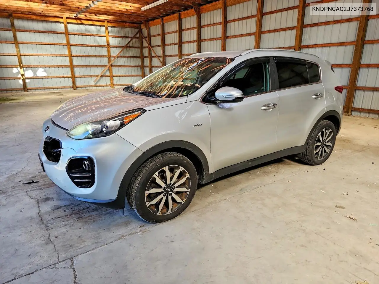 KIA SPORTAGE 2018, VIN KNDPNCAC2J7373768