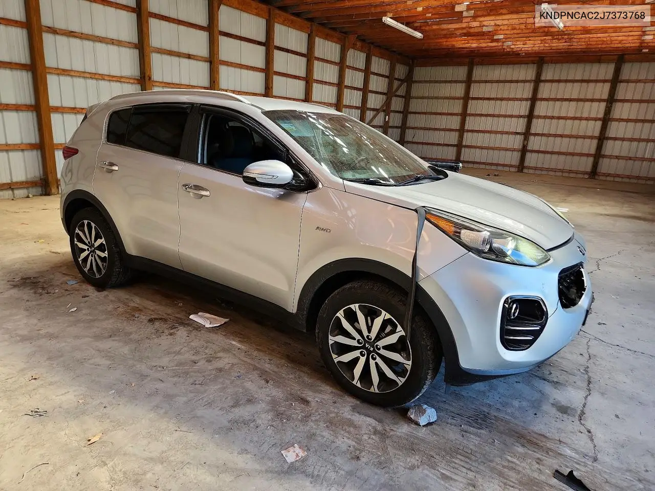 2018 KIA SPORTAGE VIN KNDPNCAC2J7373768 — фото 4