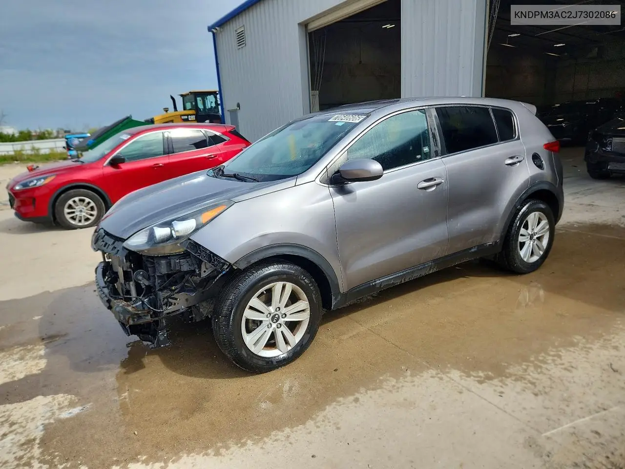 KIA SPORTAGE 2018, VIN KNDPM3AC2J7302086