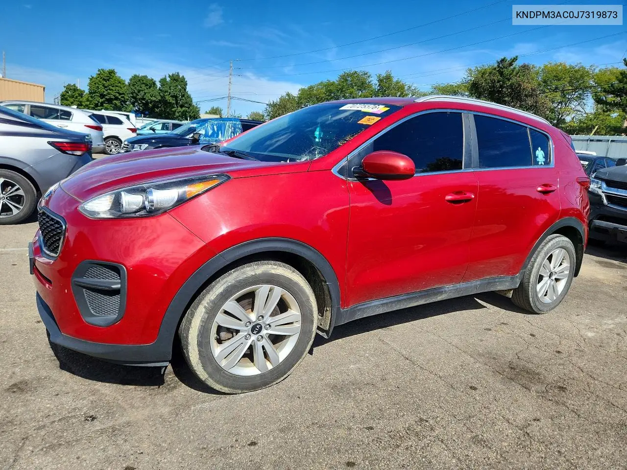 KIA SPORTAGE 2018, VIN KNDPM3AC0J7319873