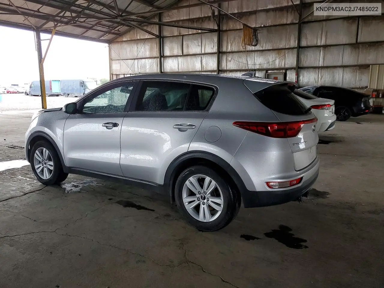 2018 KIA SPORTAGE VIN KNDPM3AC2J7485022 — фото 2