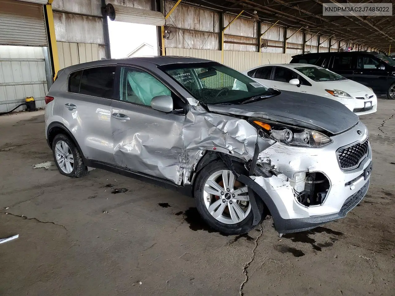 2018 KIA SPORTAGE VIN KNDPM3AC2J7485022 — фото 4