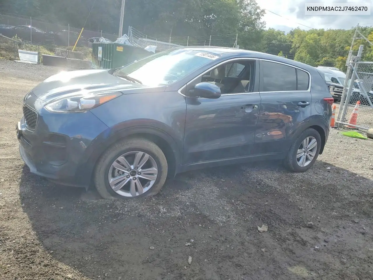 KIA SPORTAGE 2018, VIN KNDPM3AC2J7462470