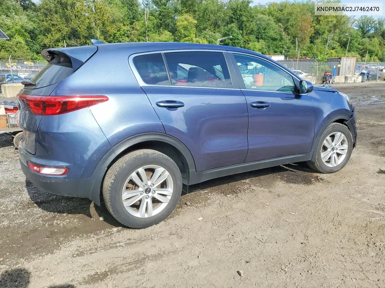 2018 KIA SPORTAGE VIN KNDPM3AC2J7462470 — фото 3