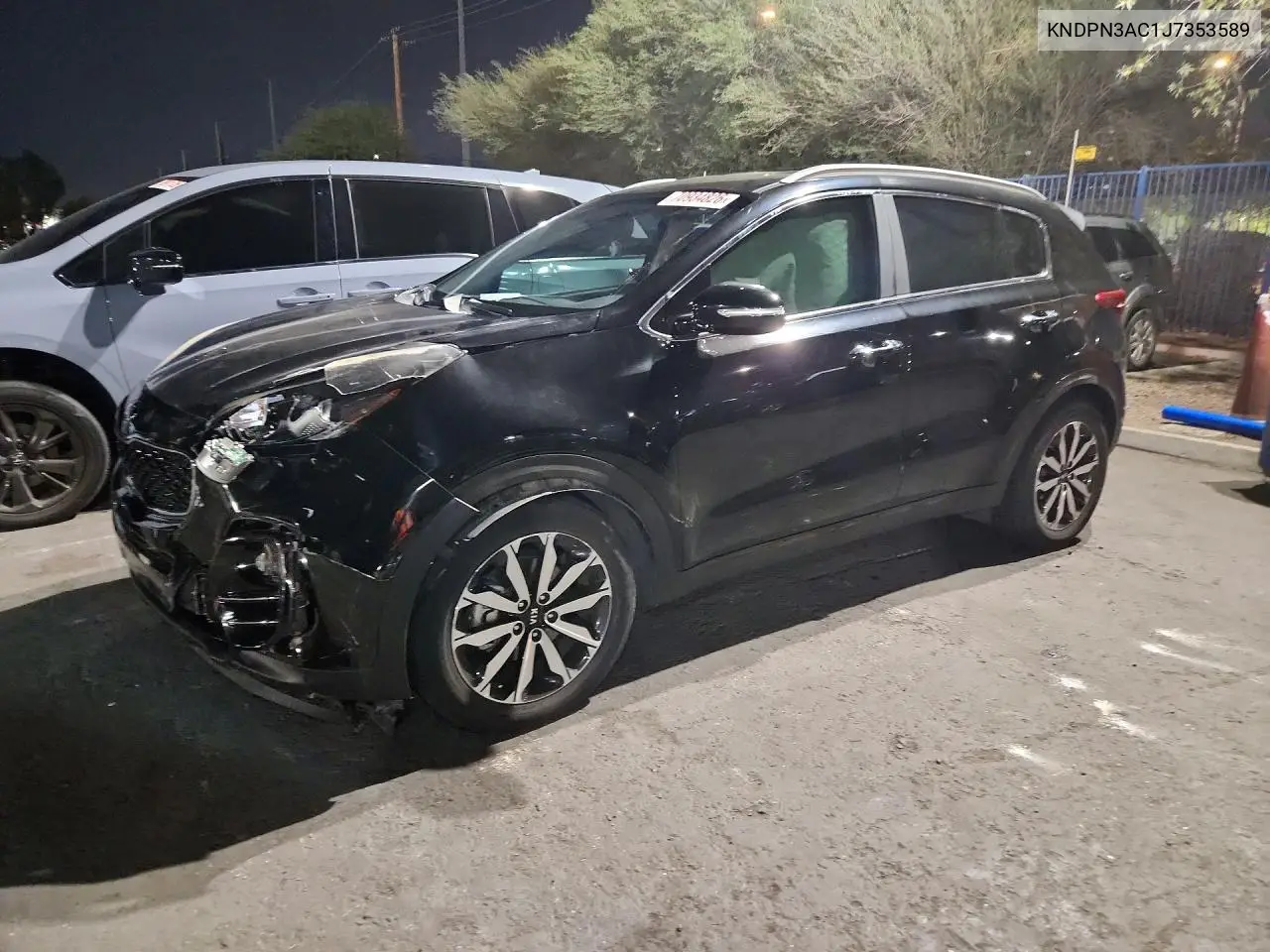 KIA SPORTAGE 2018, VIN KNDPN3AC1J7353589