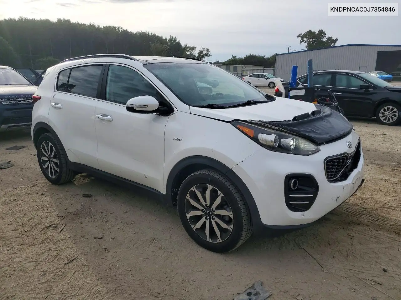 2018 KIA SPORTAGE VIN KNDPNCAC0J7354846 — фото 4