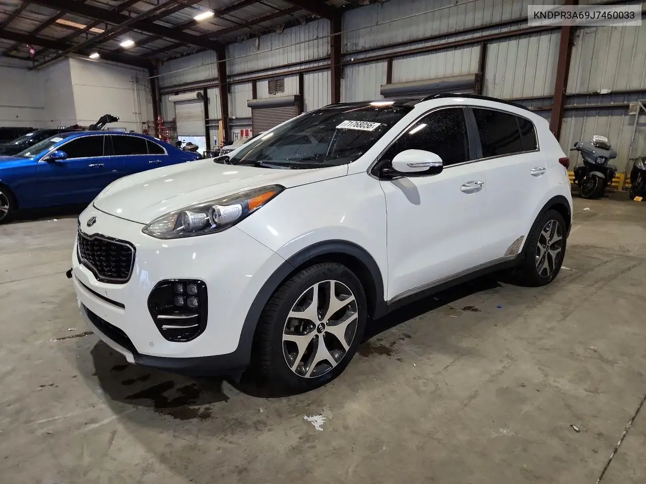 KIA SPORTAGE 2018, VIN KNDPR3A69J7460033