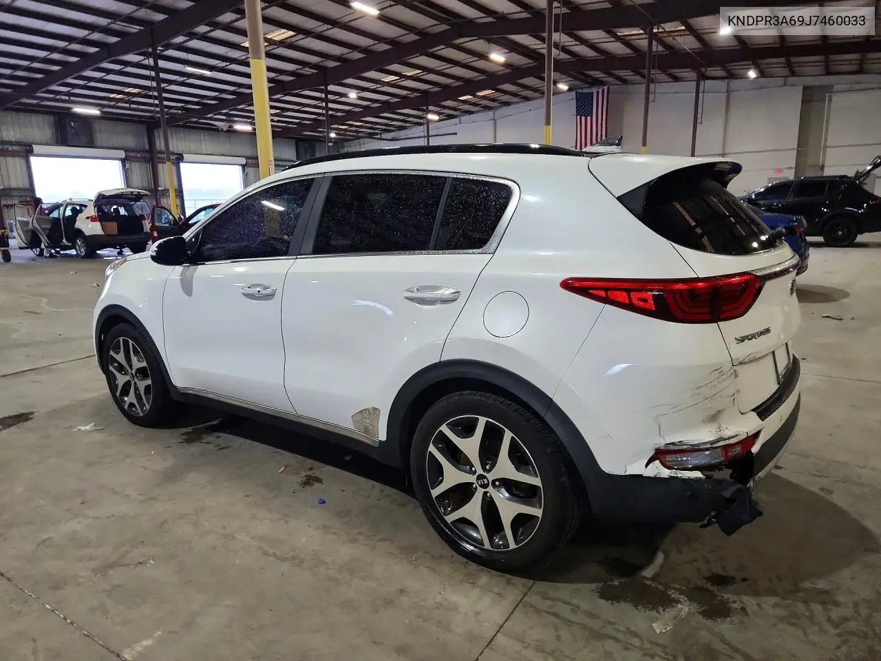 2018 KIA SPORTAGE VIN KNDPR3A69J7460033 — фото 2