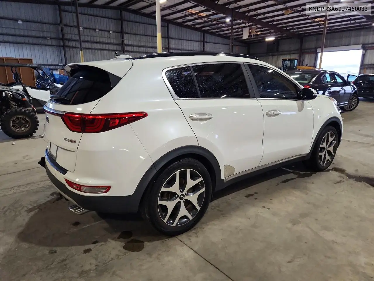 2018 KIA SPORTAGE VIN KNDPR3A69J7460033 — фото 3