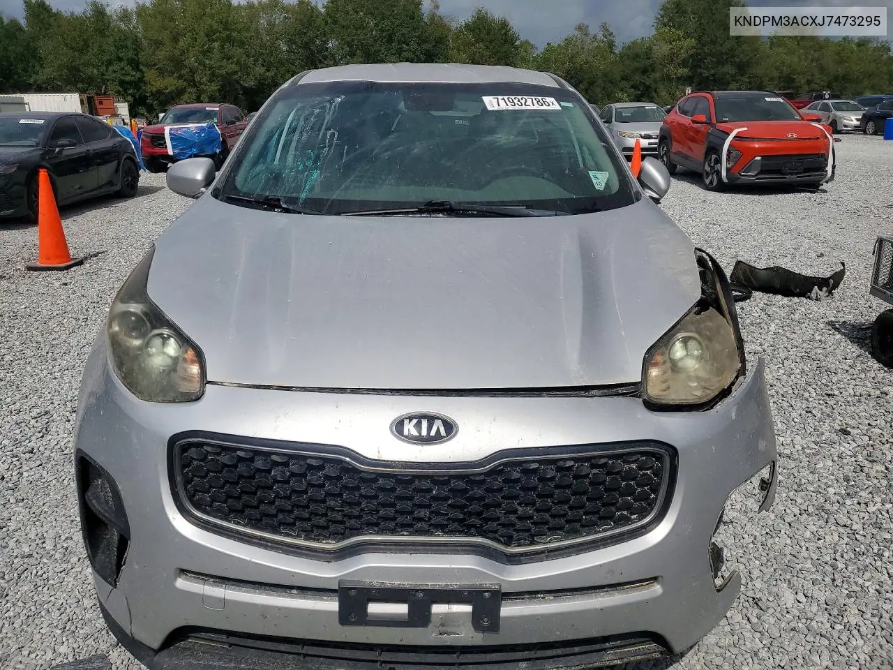 2018 KIA SPORTAGE VIN KNDPM3ACXJ7473295 — фото 5