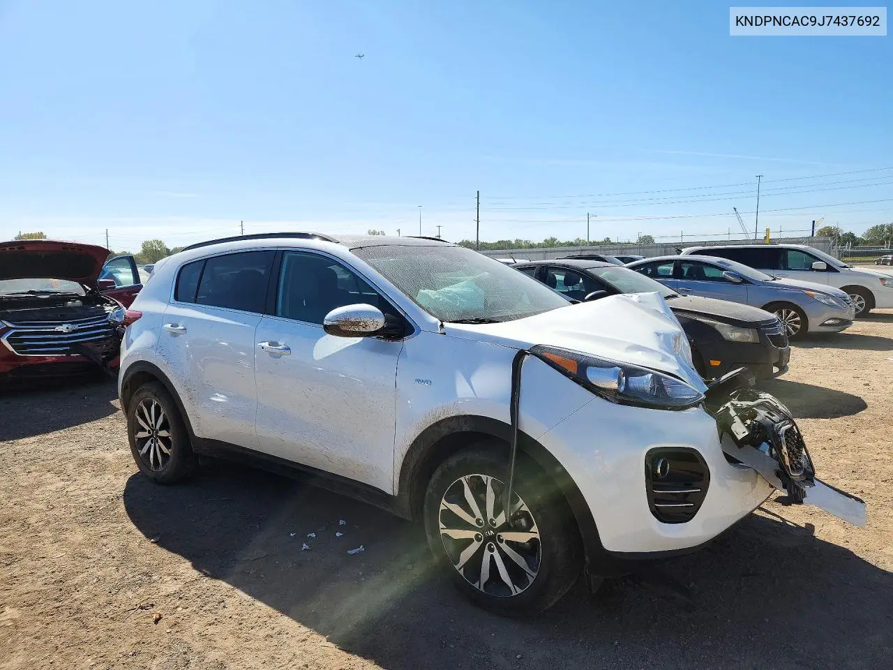 2018 KIA SPORTAGE VIN KNDPNCAC9J7437692 — фото 4
