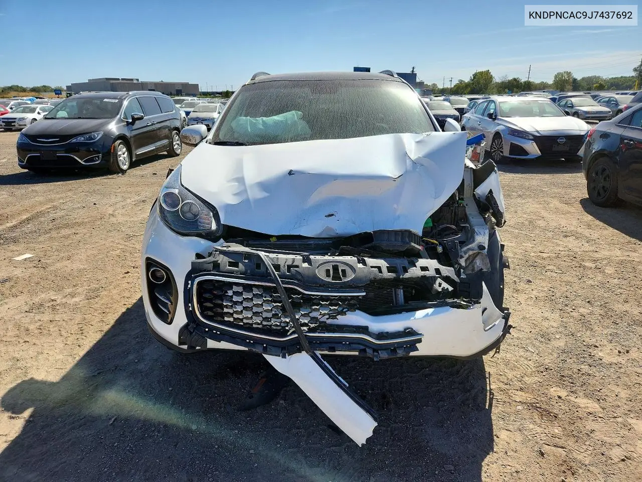 2018 KIA SPORTAGE VIN KNDPNCAC9J7437692 — фото 5
