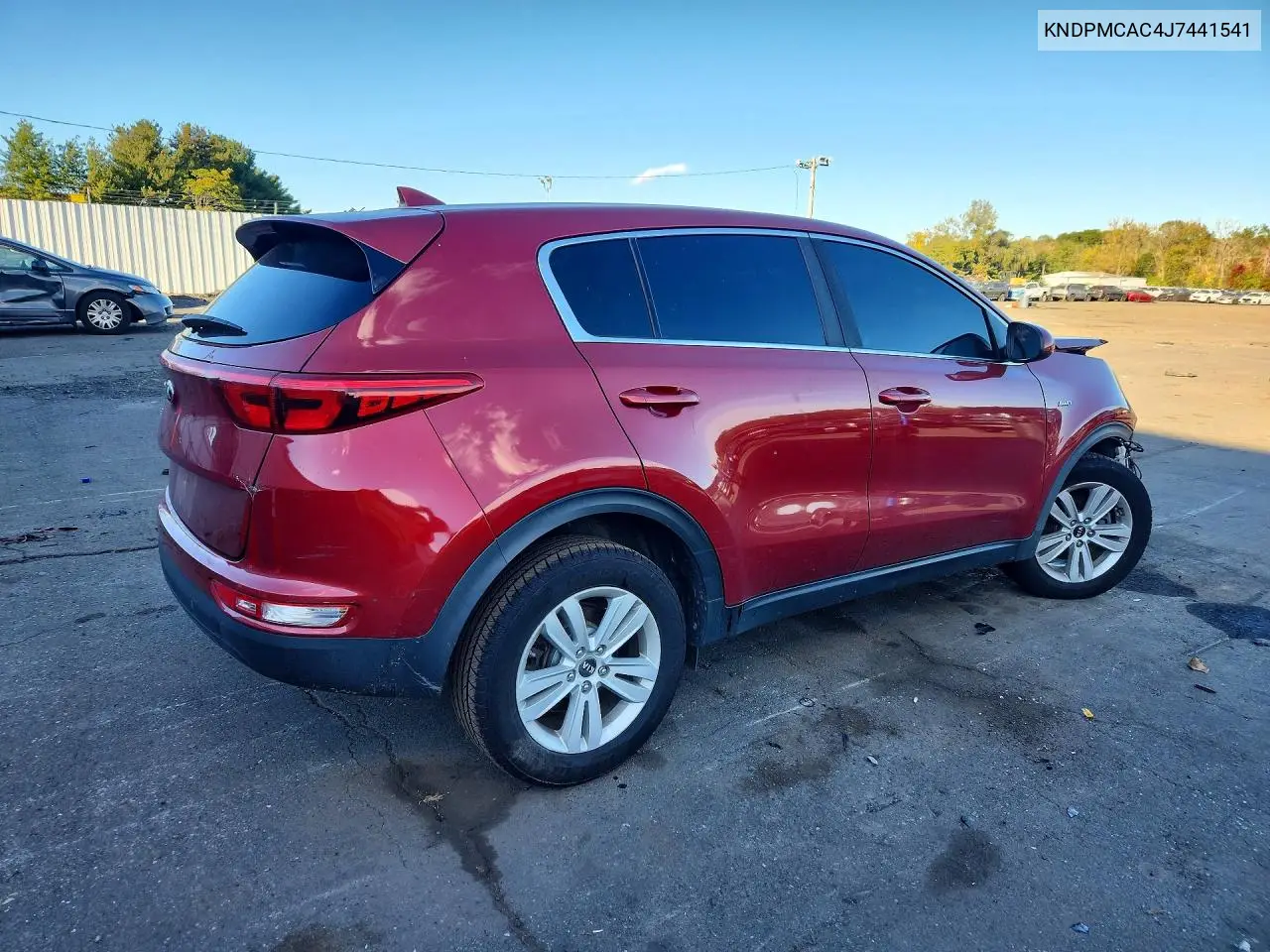 2018 KIA SPORTAGE VIN KNDPMCAC4J7441541 — фото 3