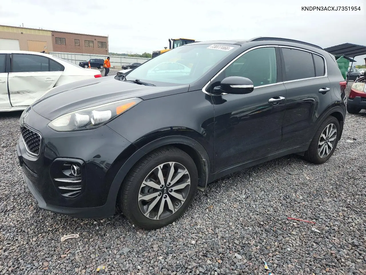 KIA SPORTAGE 2018, VIN KNDPN3ACXJ7351954