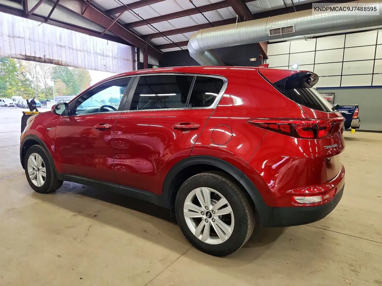 2018 KIA SPORTAGE VIN KNDPMCAC9J7488595 — фото 2